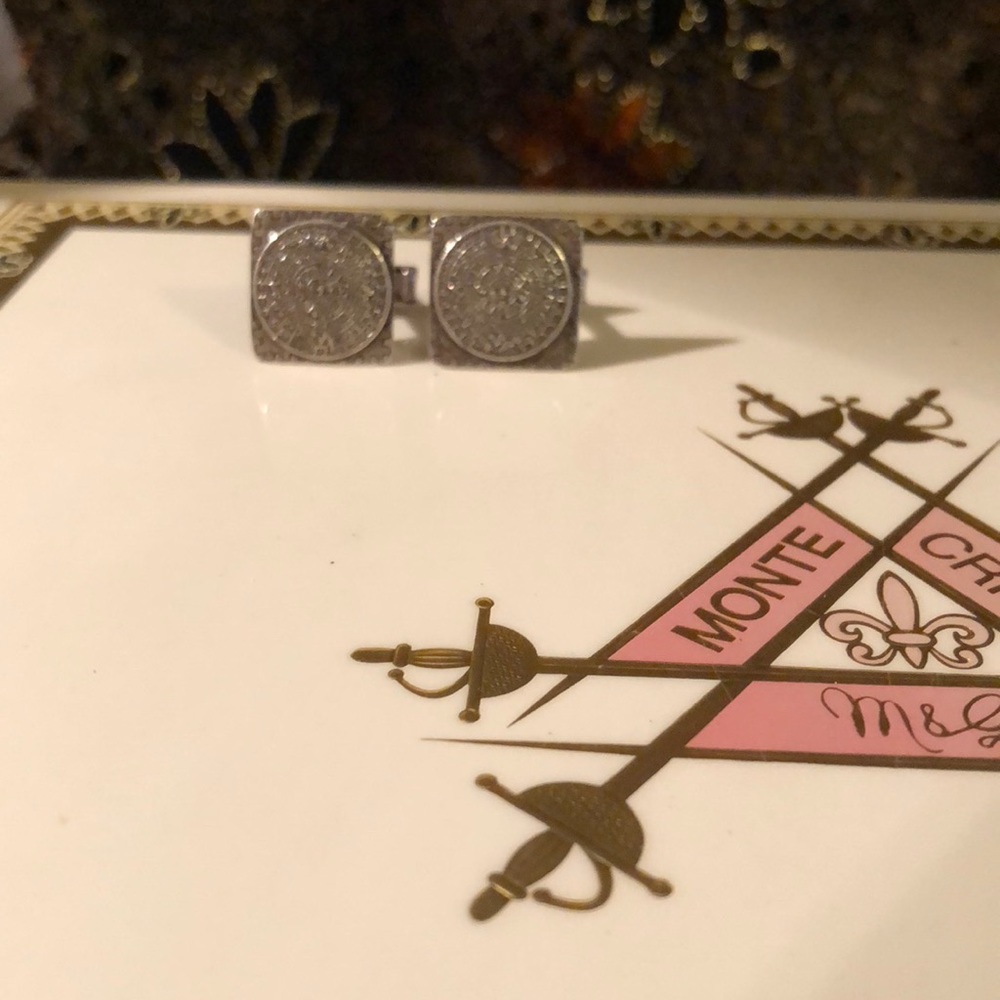 Gorgeous sterling SILVER Cufflinks - Picture 2 of 5